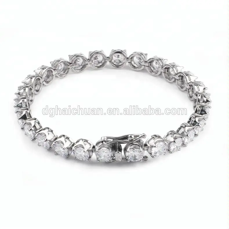 OUMI bracelets diamond jewelry sets necklace stainless steel bridal wedding tennis necklace jewelry set