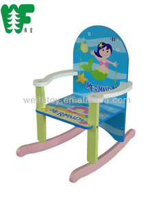 Meubles en bois chaise berçante pour bébé fille - Product Image 2