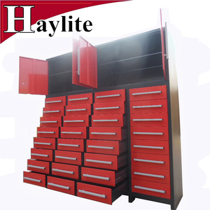 Armoire de rangement en métal Boîte à outils Coffre établi avec support d'étagère - Product Image 6