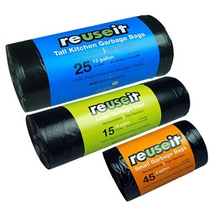 Custom Printed Plastic Trash Garbage Bag in Roll