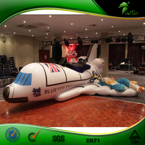 Inflatable विमान विशाल Inflatable विमान मॉडल विज्ञापन हवाई जहाज प्रकाश हीलियम बैलून - Product Image 1