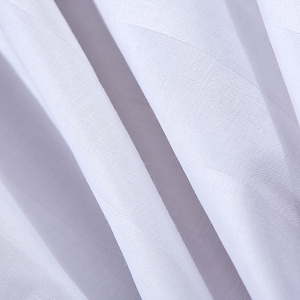 100% Cotton 60*40S 3 Cm <span class=keywords><strong>Satin</strong></span> Sọc Bán Buôn Khách Sạn Linen Trắng Tấm Ga Trải Giường Đặt Nữ Hoàng King Kích Thước Tùy Chỉnh Tấm Trải Giường Bộ Đồ Giường - Product Image 6