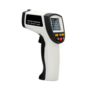 Digital Non Contact Color LCD Display Laser Infrared High Temperature -50~700C Thermometer for Industry