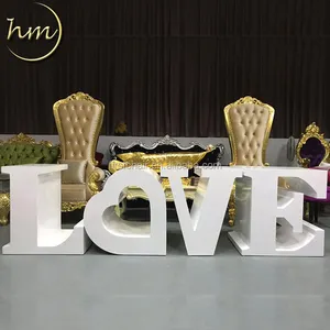 Customized High Quality Durable Popular Decoration Love Letter Wedding Table
