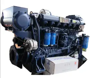 Xúc Tiến bán hàng 1800 rpm 500hp Động Cơ Diesel Hàng Hải Với Hộp Số WP13C500-18