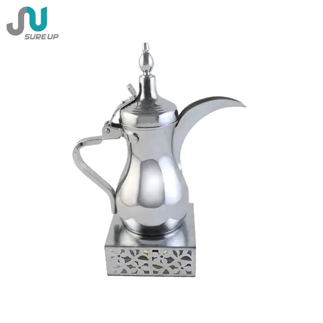 Чайник из нержавеющей стали в арабском стиле в виде свечи, набор в даллах с подогревом, чайник для кофе и чая в даллах