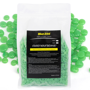 1kg/bag BlueZOO Hard Wax Beans for Hair Removal,Painless Brazilian Depilatory Wax