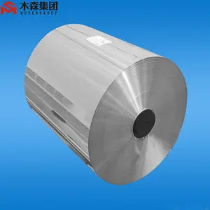 De aleación 8011 1235 7 micras de embalaje flexible de papel de aluminio para laminación