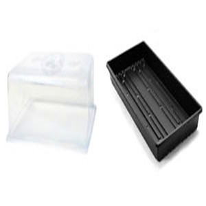 Pot de démarreur pour plantes de jardin, bac pour pépinière, boîte avec dôme - Product Image 4