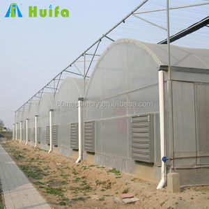 Serre tunnel agricole multi-chapelles pour <span class=keywords><strong>tomates</strong></span>, grande serre en film PE pour légumes, taille personnalisable, à vendre - Product Image 3