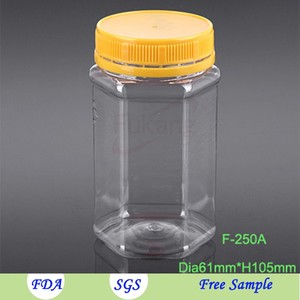 <span class=keywords><strong>PET</strong></span> şişe 250ml şeffaf ambalaj şişesi altıgen plastik şişeler - Product Image 5