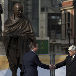 Moderno jardín de esculturas estatua arte del metal India bronce mahatma <span class=keywords><strong>gandhi</strong></span> - Product Image 2