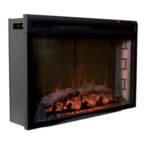 Top Quality CE approved glass electric fireplace indoor