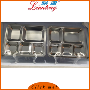 Vente chaude 2017 <span class=keywords><strong>amazon</strong></span> alimentaire personnalisé plateaux, acier inoxydable <span class=keywords><strong>plateau</strong></span>-<span class=keywords><strong>repas</strong></span> - Product Image 4