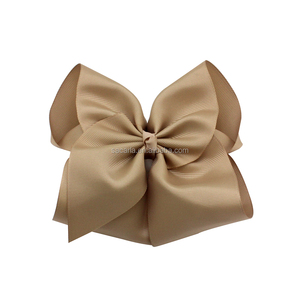 Giá Rẻ Bán Buôn Đồng Bằng Rắn Lớn Grosgrain Tóc Bow Với Ban Nhạc Đàn Hồi Cô Gái Đàn Hồi Headband - Product Image 3