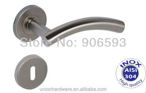 Maniglia <span class=keywords><strong>per</strong></span> <span class=keywords><strong>Porta</strong></span> in Acciaio Inossidabile AISI304 Stile Europeo Moderno con Rosetta e Serratura <span class=keywords><strong>per</strong></span> Bagno, Cucina, Ingresso e Centri Commerciali - Product Image 3