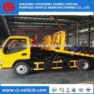 Camion brun et benne à grue 4X2, avec plateforme, 5 tonnes, grand <span class=keywords><strong>prix</strong></span>, offre spéciale, chine, célèbre marque - Product Image 1