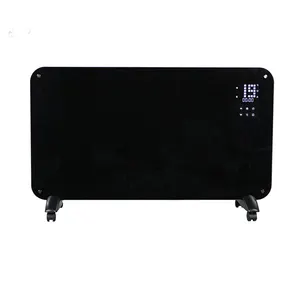 Portable Room Heater Electric Convector Panel Heater Infrared Electric Heating Panel Aluminum Heating Element Fast Heating 1500W