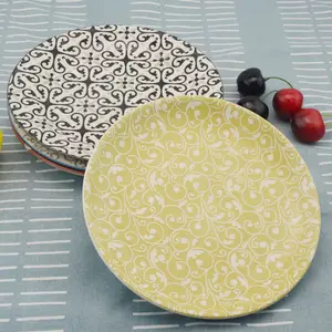 Assiette de table en porcelaine peinte à la main, service de vaisselle de qualité supérieure 1 pièce