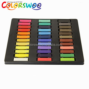 Durevole e bello 12 colori morbido pastello temporaneo lavabile gesso per capelli lavabile fai da te colore temporaneo colorante per capelli gesso per bambini - Product Image 5