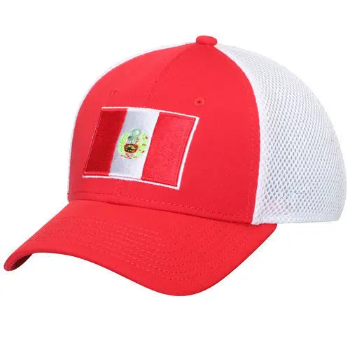OEM, Bandera Nacional personalizada, 32 equipos de fútbol, 2018, fanáticos de la Copa Mundial, Perú, gorra snapback