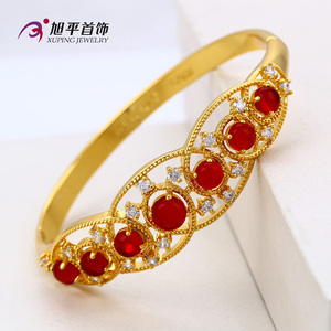 Xuping bracelets indiens de sexe en gros bijoux noble différents couleur zircon bijoux bracelet pour les femmes - Product Image 2