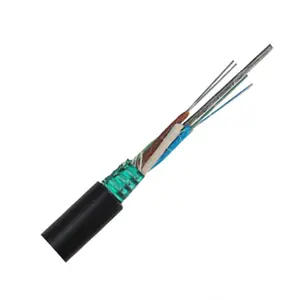 Fibre Drop Cable GYTS GYTA 2 4 6 8 12 24 36 48 72 96 144 288 Core G652D Single Mode Stranded Loose Tube Armored Fiber Optic Cable