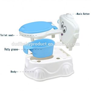Gros bébé produit 4:1 Éco-PP multifonctionnel musical <span class=keywords><strong>pot</strong></span> pee formateur - Product Image 5