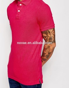 Un Color de piqué de algodón de <span class=keywords><strong>manga</strong></span> <span class=keywords><strong>corta</strong></span> para <span class=keywords><strong>hombre</strong></span> Slim Fit camisa de Polo - Product Image 4