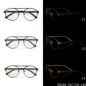 <span class=keywords><strong>Double</strong></span> <span class=keywords><strong>pont</strong></span> lunettes cadre et vente chaude optique en stock cadre S8249 - Product Image 4