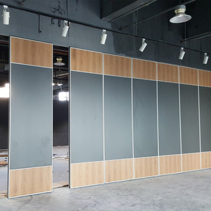 <span class=keywords><strong>Mampara</strong></span> de Pared Plegable y Móvil de Melamina Personalizada OEM <span class=keywords><strong>para</strong></span> Uso en Escuelas, Gimnasios, Almacenes y Baños - Plegable Comercial Insonorizada - Product Image 5