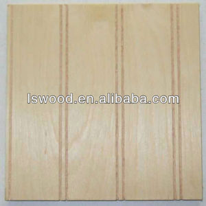 Рифленая фанера с облицовкой сосны для настенной панели - Product Image 2