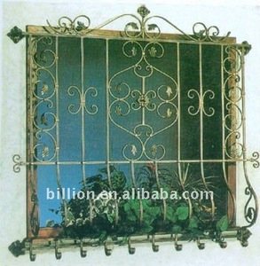 Barras <span class=keywords><strong>de</strong></span> hierro forjado <span class=keywords><strong>para</strong></span> <span class=keywords><strong>ventanas</strong></span>, rejilla <span class=keywords><strong>de</strong></span> seguridad <span class=keywords><strong>para</strong></span> parrilla - Product Image 1