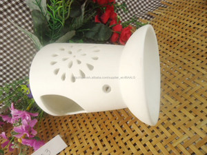 Blanco porcelana del acebo hecha a mano exquisita porcelana sostenedor de vela votiva - Product Image 5