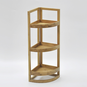 Estante de baño de bambú rectangular de 5 niveles elegante - Product Image 2