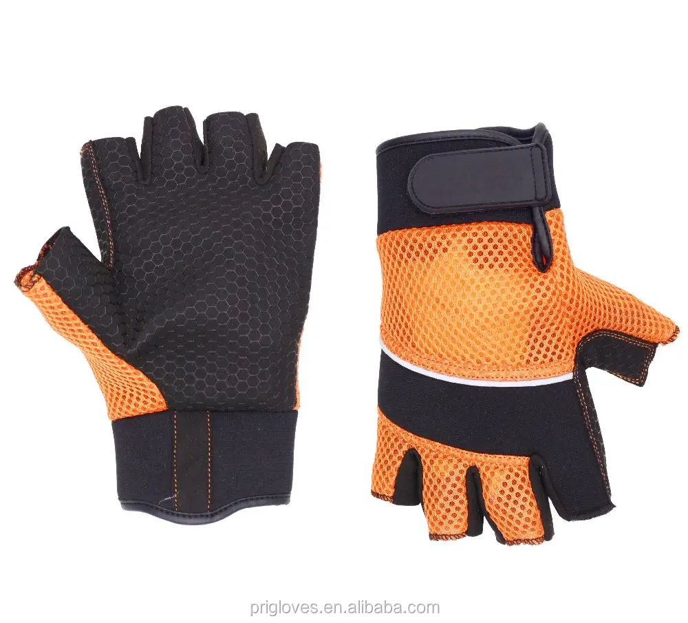 PRSAFETY Grip Palm Weightlifting Fitness Cross Training Best Gym Workout Gloves for Men Women