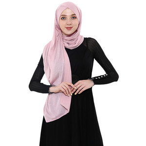 Женский хлопковый хиджаб Gamis, мусульманский хиджаб из Индонезии, Женский трикотажный арабский хиджаб, сексуальный хиджаб с рисунком, женский модный шарф, батик, оптовая продажа - Product Image 5
