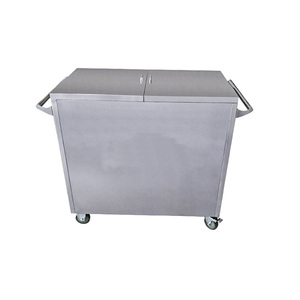 의료 병원 클리닉 환자 식품 유통 따뜻하게 트롤리 배송 카트 스테인레스 스틸 - Product Image 3