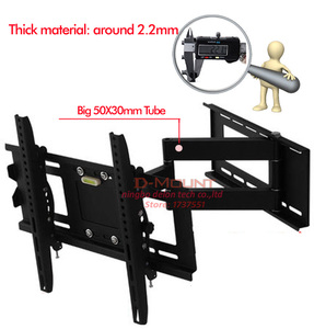 DL-WA-66 60 kg 60 inch 55 inch 46 inch có thể thu vào xoay tường <span class=keywords><strong>LCD</strong></span> PLASMA gấp chuyển động đầy đủ tv bracket <span class=keywords><strong>lcd</strong></span> tường gắn kết dẫn đứng - Product Image 3