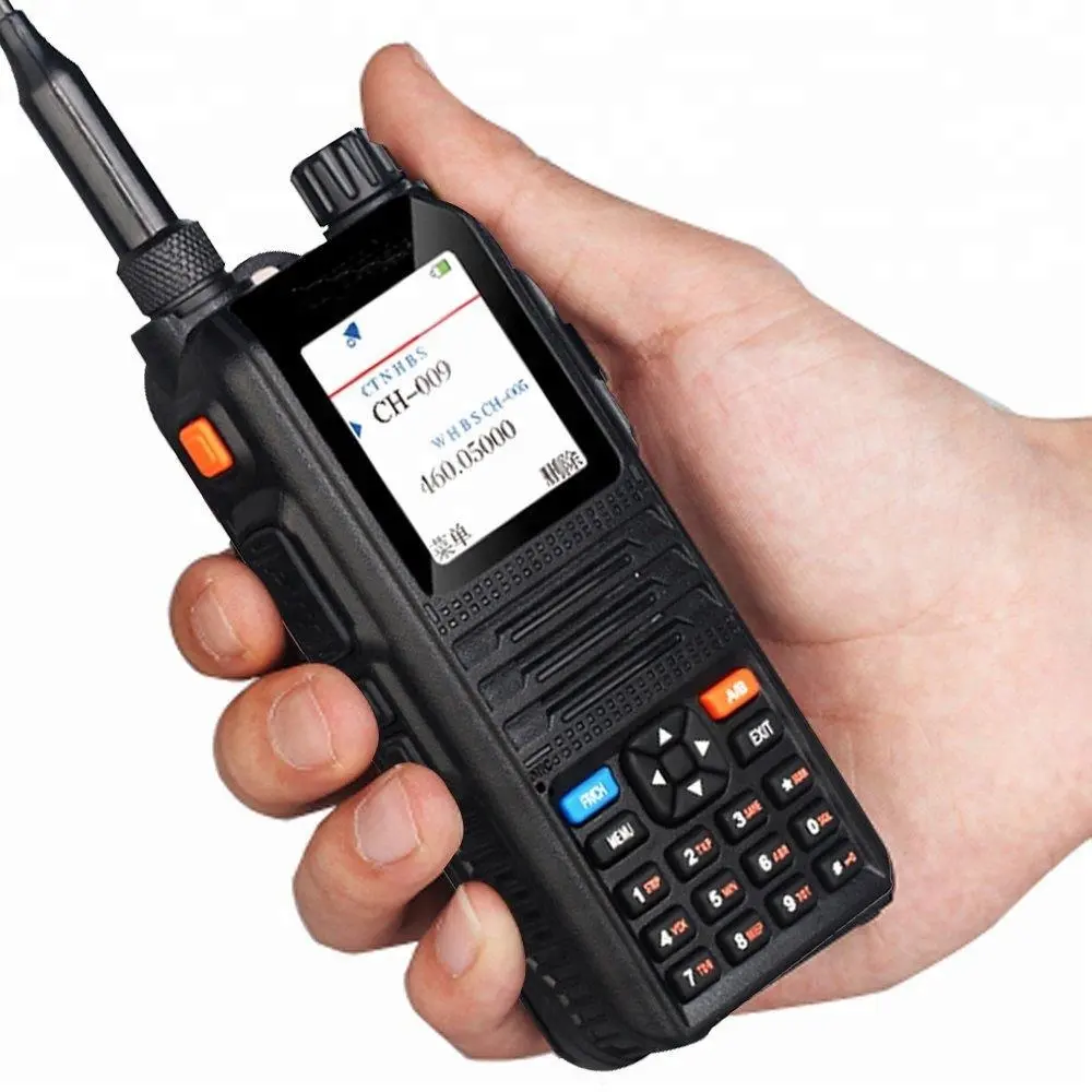 5 W 128 CH Chinese HF Transceiver CP-UV2000 Ham Radio VHF/UHF Tri-band 136-174/200-260/400-520 MHz Talkie Walkie 15 km Bereik