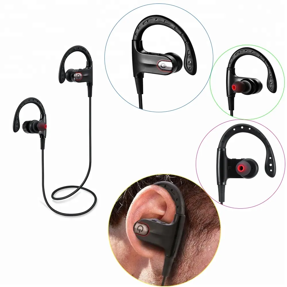 New Model K8 OEM& ODM Acceptable Retractable Wireless Bluetooth Earphone In-Ear Neckband Style Bluetooth Headphone