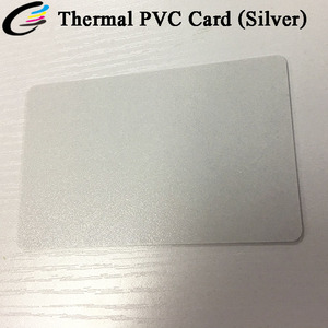 Carte d'identité en PVC thermoplastique couleur argent doré FCOLOR CR80 pour imprimante Zebra - Product Image 2