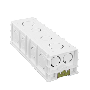 Wall Switch mount box PVC socket wall box 118 big size electrical ip65 fireproof junction box caja de derivacion white color