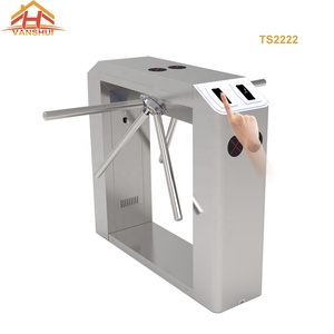 Tourniquet Vertical de trépied de porte de double voie d'empreinte digitale biométrique et de carte <span class=keywords><strong>RFID</strong></span>