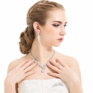 LUOTEEMI — parure de bijoux de mariage en Zircon, en forme de perle, ensemble pour les mariées, nouvelle collection, cadeau de luxe - Product Image 4