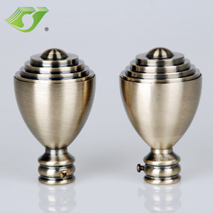 Bellissime <span class=keywords><strong>Aste</strong></span> per Tende in Alluminio, Pali e Binari per Tende in Ottone Anticato, Accessori con Design Indipendente, Finali per Tende ISO - Product Image 3