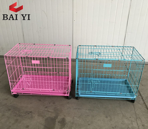 Roze Metalen Hondenkratten Kleurrijke Hondenbehuizing Te Koop - Product Image 3