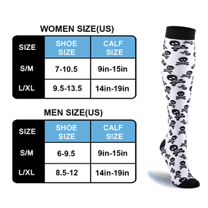 <span class=keywords><strong>2018</strong></span> de Halloween del cráneo hombres calcetines de compresión vuelo calcetines mejor Atlético mangas - Product Image 3