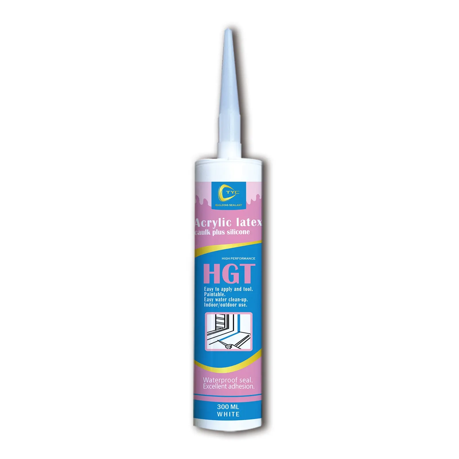 Cheap Manufacture Price and Cost Effective Sealant Acrylic Latex Plus Silicone White