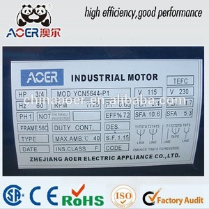 la norme nema moteur à courant alternatif monophasé pompe à eau 56 cadre - Product Image 6